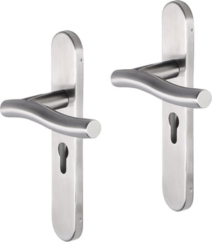 Impresso chester rvs geborsteld op ovaal schild pc55