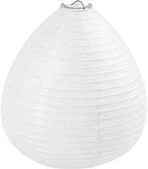 Creativ company rijstpapier lamp wit druppel, 27cm