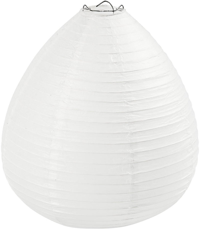 Chargez l'image dans la visionneuse de la galerie, Creativ company rijstpapier lamp wit druppel, 27cm
