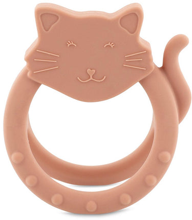 Trixie sensorische bijtring mrs. cat â€“ 0m+ â€“ 100% siliconen â€“ ideaal voor doorkomende tandjes