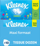 Kleenex tissues - family box - voordeelverpakking - 10 x 128 stuks (1280 zakdoekjes)