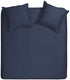 Cinderella sundays dekbedovertrek - extra breed - satijn - 260x200 220 cm - navy + 2 kussenslopen