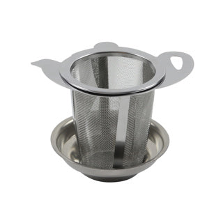 Theezakjeshouder hoog model rvs | 6 stuks