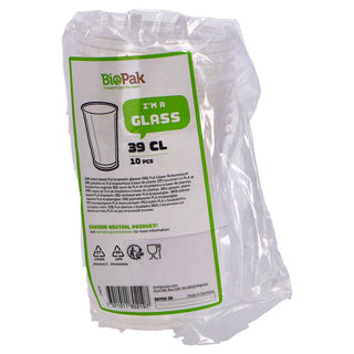 Duni plastic glazen 39 cl 10 stuks | 4 stuks