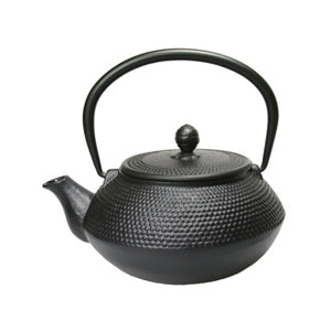 Theepot gietijzer zwart 0.8l