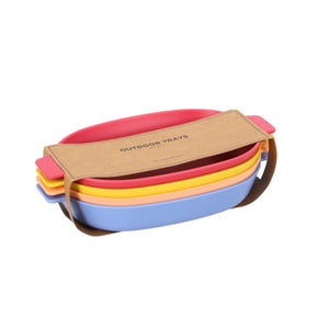 Norlander borden ovaal 24cm set van 4 | 12 stuks