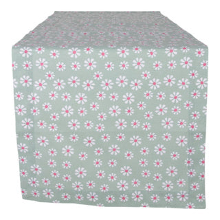 ギャラリービューアに画像をロードする, Daisy flowers tafelloper groen 50x140 cm | 3 stuks
