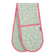 Daisy flowers dubbel ovenwant groen 18x85 cm | 2 stuks