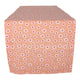Daisy flowers tafelloper oranje 50x140 cm | 3 stuks