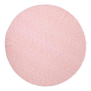 Daisy flowers tafelkleed textiel roze rond 160 cm