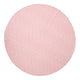 Daisy flowers tafelkleed textiel roze rond 160 cm