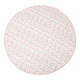 Freddie tafelkleed textiel roze rond 160 cm