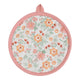 Freddie pannenlap onderzetter rond roze 20 cm | 3 stuks