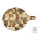 No brand snij-serveerplank acaciahout met ophangoog 40x30x1.4 cm