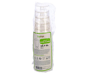 Duni plastic wijnglazen 15,7 cl 8 stuks | 6 stuks