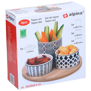 Load image into Gallery viewer, No brand tapasset rond 4 delig | 2 stuks
