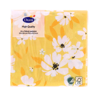 Load image into Gallery viewer, Duni servetten sunny days 24x24 cm | 12 stuks
