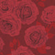 Duni servetten rich roses 24x24 cm | 12 stuks