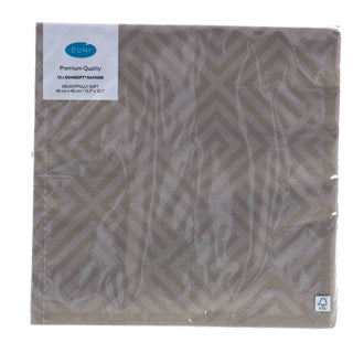 Duni servetten mosaic granite grey 40x40 cm | 12 stuks