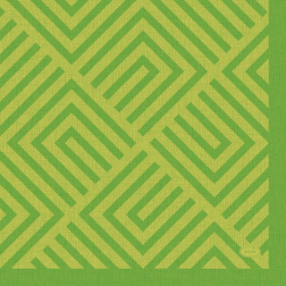 Duni servetten mosaic kiwi 33x33 cm | 12 stuks