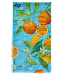 Duni servetten lemon tree 33x40 cm | 4 stuks