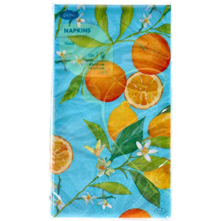 Duni servetten lemon tree 33x40 cm | 4 stuks