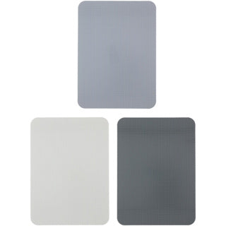 Afbeelding laden in galerijviewer, No brand alpina snijplanken set - snijplank - antislip - flexibel - vaatwasserbestendig - 20x28cm - grijs
