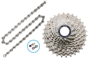 Shimano 105 cn-hg601+cs-r7000 11-speed wear and tear set