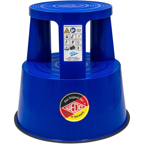 Opstapkrukje wedo kunststof blauw
