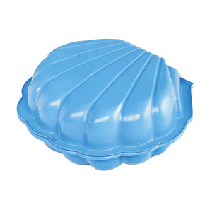 Paradiso toys Zandbak met deksel Schelp 87 x 78 x 18 cm blauw