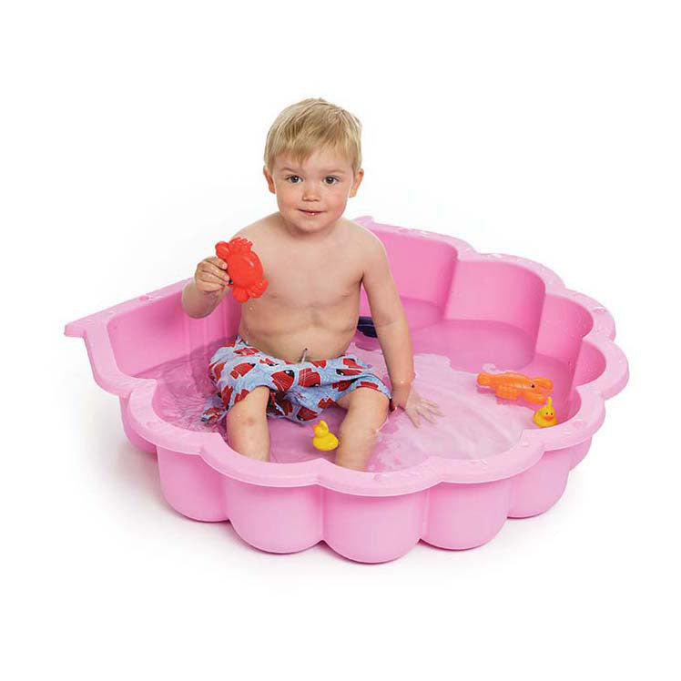 Load image into Gallery viewer, zandbak met deksel Schelp 87 x 78 x 18 cm roze
