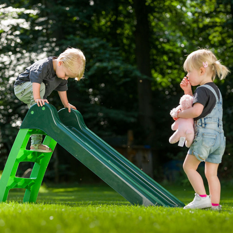 Load image into Gallery viewer, Swingking glijbaan met trap groen
