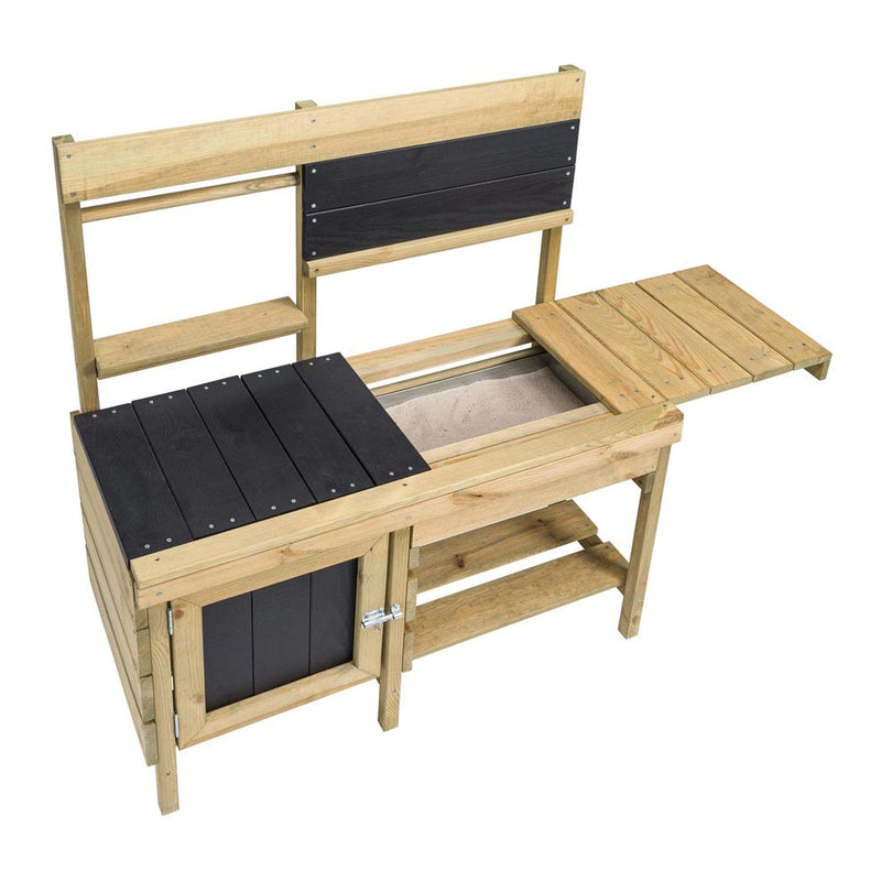 Load image into Gallery viewer, Swingking houten speelkeuken voor buiten
