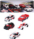 Majorette toyota die-cast racing auto's giftpack, 5st.