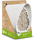Elho essential bee hotel 18cm - bijenhotel - modern design - 100% gerecycled plastic - l18 x b21.1 x h23 cm - fibrous grey