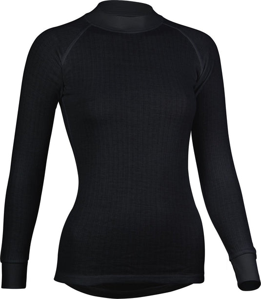 Avento thermoshirt lange mouw - vrouwen - zwart - maat 36