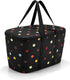 Reisenthel coolerbag koeltas - polyester met aluminium voering - 20l - dots zwart