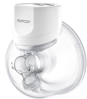 Momcozy s12pro handsfree borstkolf - 1 stuk - extra stil en compact - elektrisch - oplaadbaar - wit