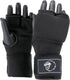 Super pro combat gear binnenhandschoenen met bandage zwart wit medium