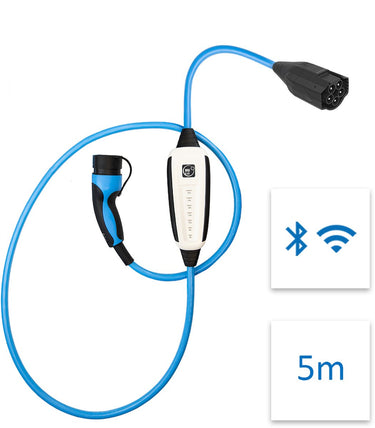 Nrg kick - mobiele lader - 5m - wifi - bluetooth - puur - slimme adapters afzonderlijk verkrijgbaar