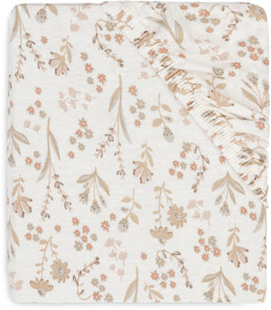 Jollein baby - hoeslaken wieg jersey 40 50x80 90cm - babybed - zacht katoen - bloomy