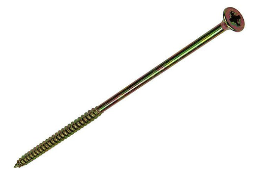 Mack 1006988 - spaanplaatschroef vz kop geelverzinkt 50st 6 x 150mm | 4 stuks