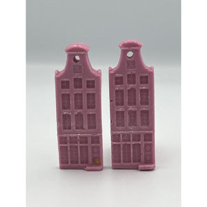 Vos decorations huisje geur almond set a 2