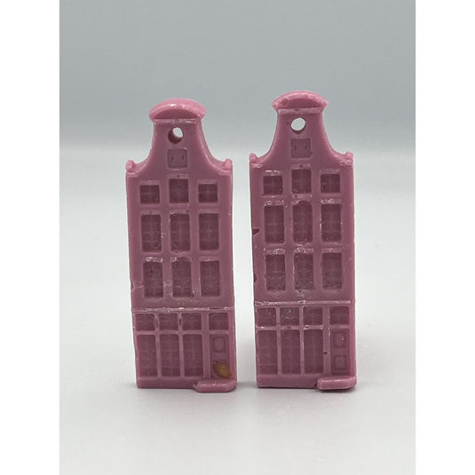 Vos decorations huisje geur almond set a 2