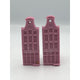 Vos decorations huisje geur almond set a 2
