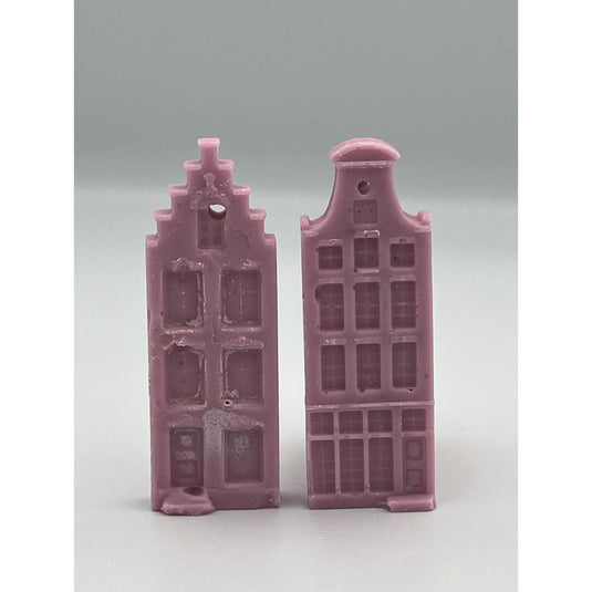 Vos decorations huisje geur fruit melange a set a 2