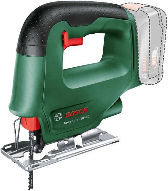 Bosch easysaw 18v-70 decoupeerzaag - zonder 18v accu en lader