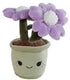 Take me home knuffel plant pluche - bloemen, 18cm