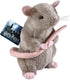 The noble collection harry potter - scabbers 23 cm pluche knuffel - grijs