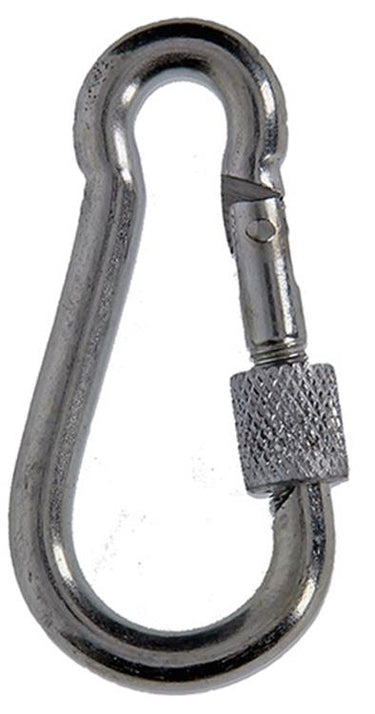 Mack 1008494 - 1 karabijnhaak + borgsl. 6 x 60mm verzinkt | 10 stuks
